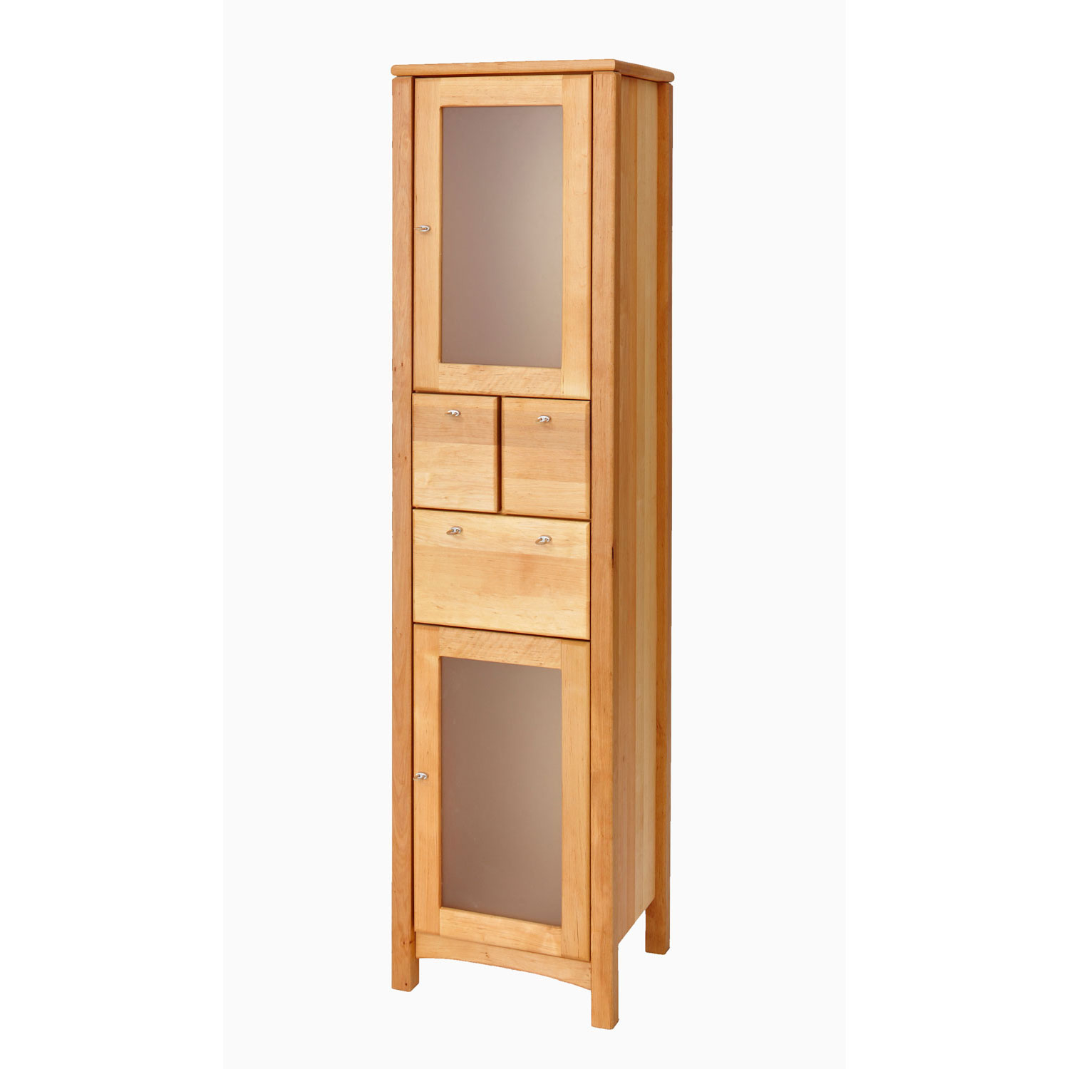Hochschrank schmal aus Erlenholz